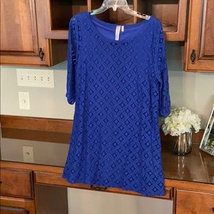 Blue dress